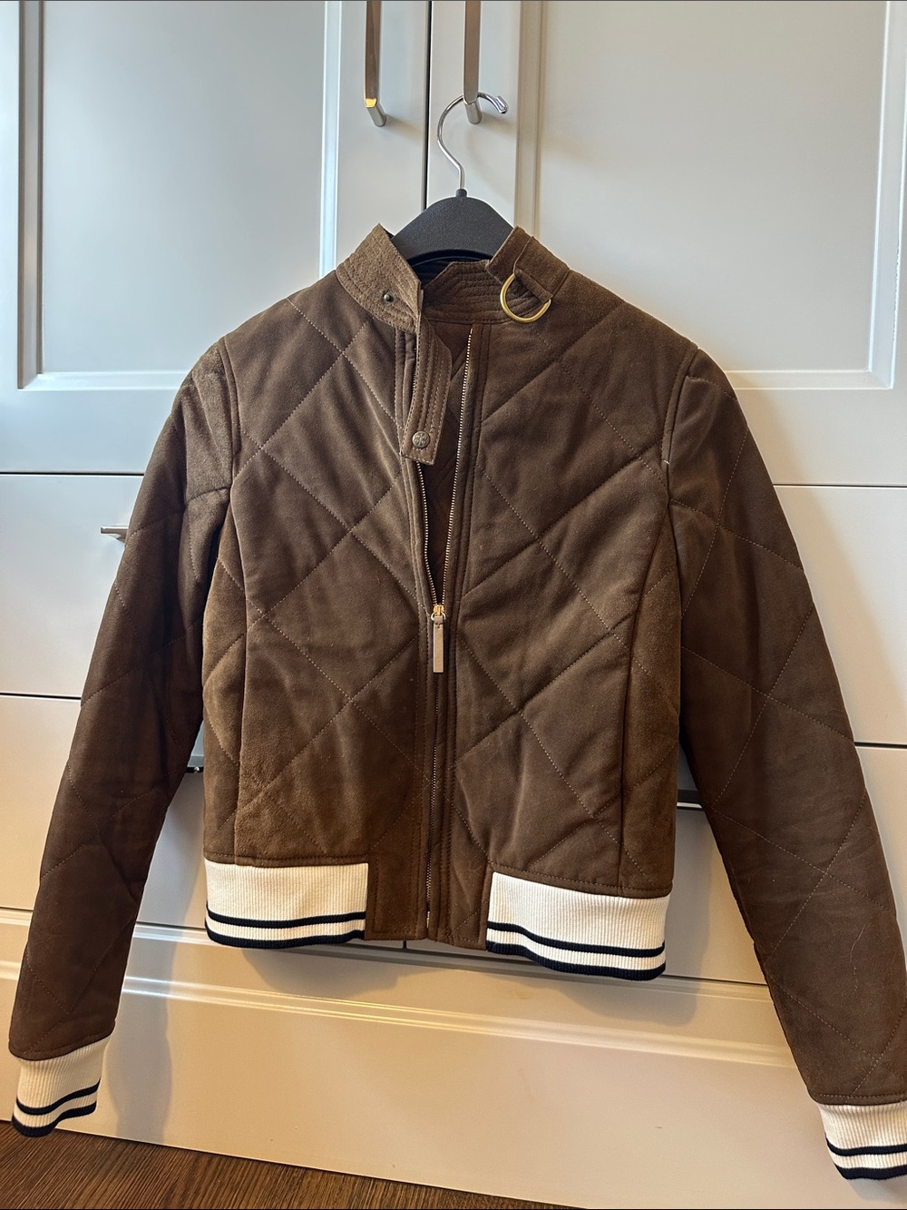 Tory Burch Brown Suede Jacket